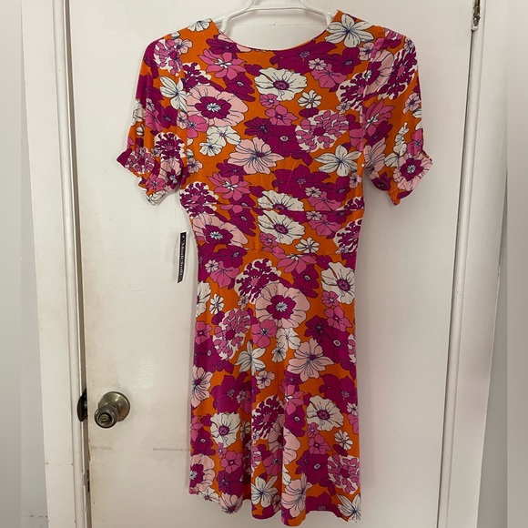 ModCloth 70s Style Knit Floral Dress - Making My Way Down to Miami Knit Dress - Picture 3 of 11